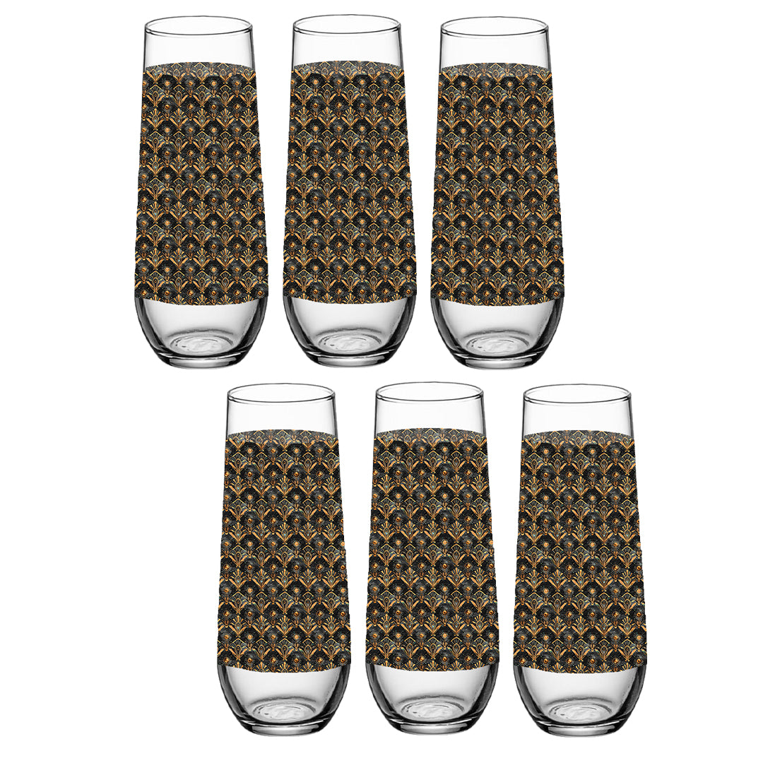 Astral Glow Stemless Champagne Glass