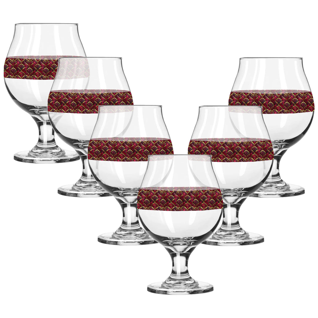 Crimson Jewels Belgian Beer Glass