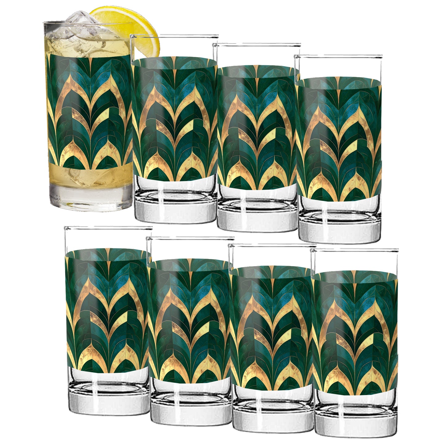 Emerald Royale Highball Glass | Signature Design
