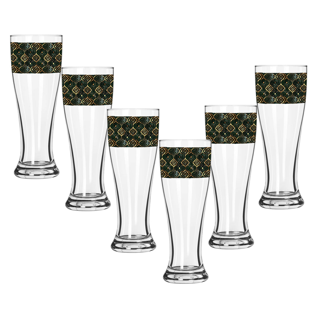 Gilded Decay Pilsner Beer Glass
