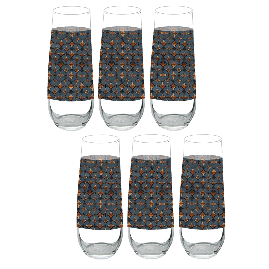 Burnished Slate Stemless Champagne Flute | Signature Design