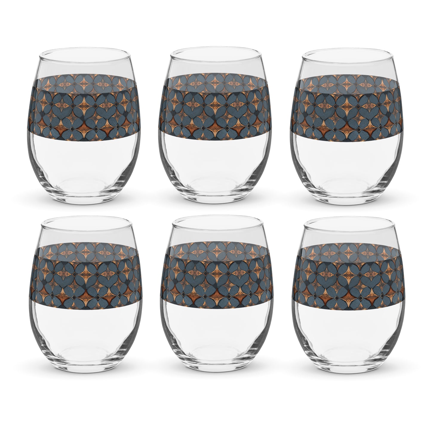 Burnished Slate Stemless Wine Glass | Signature Design