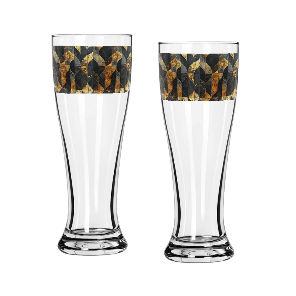Aged Elegance Pilsner Beer Glass
