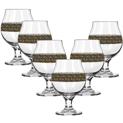 Astral Glow Belgian Beer Glass | Signature Design