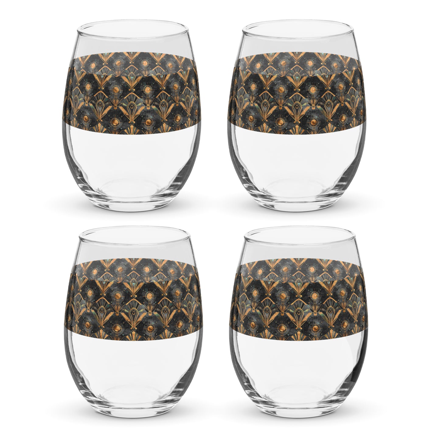 Astral Glow Stemless Wine Glass | Signature Design