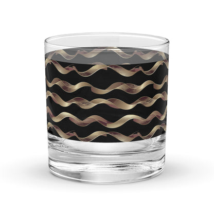 Liquid Gold Rocks Glass | Signature Design