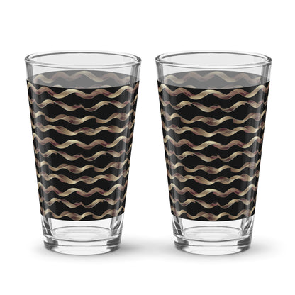 Liquid Gold Pint Beer Glass