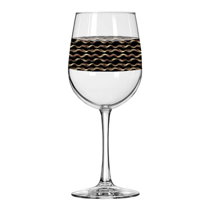 Liquid Gold Tall Wine Glass | Signature Design