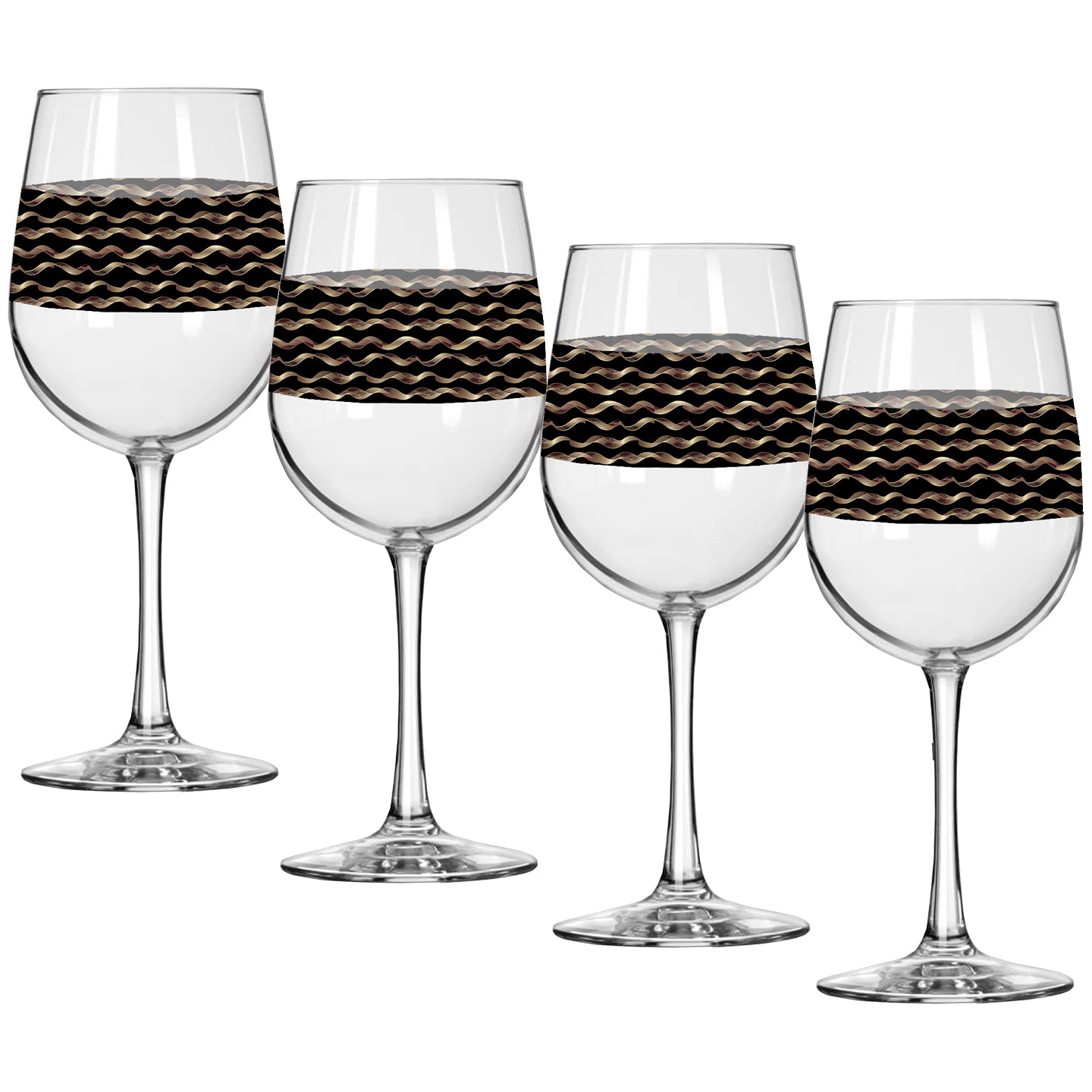 Liquid Gold Tall Wine Glass | Signature Design
