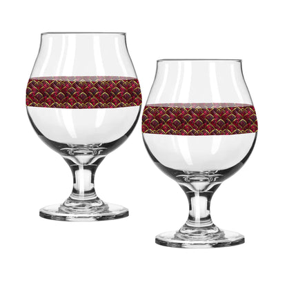 Crimson Jewels Belgian Beer Glass