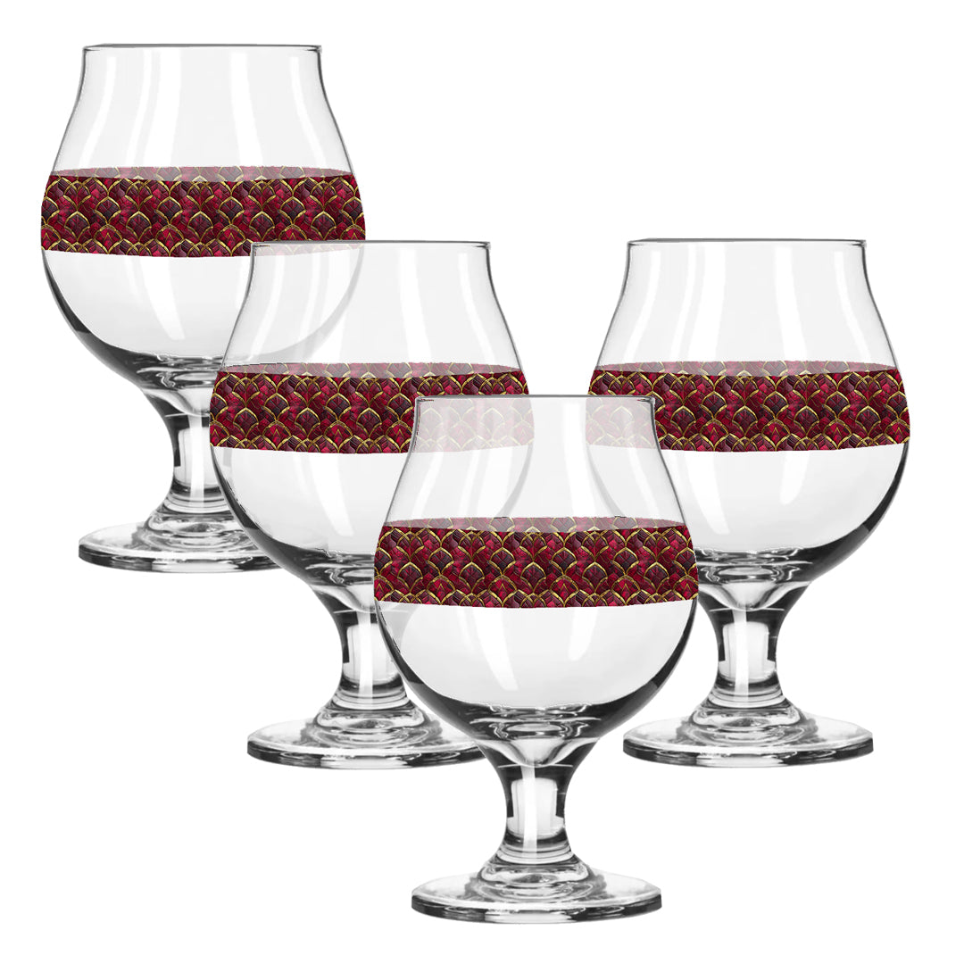 Crimson Jewels Belgian Beer Glass
