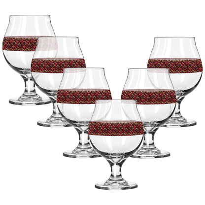 Crimson Jewels Belgian Beer Glass