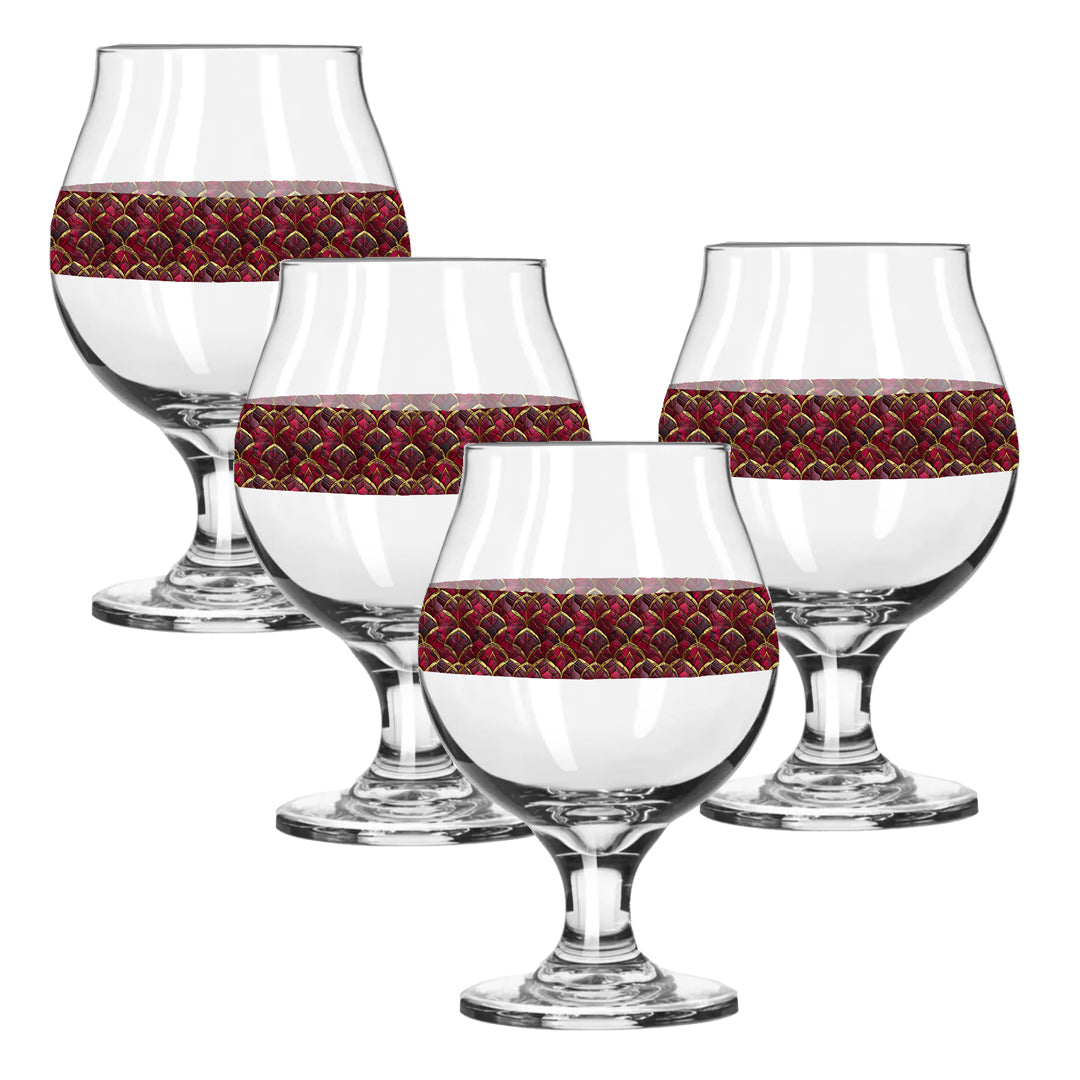 Crimson Jewels Belgian Beer Glass