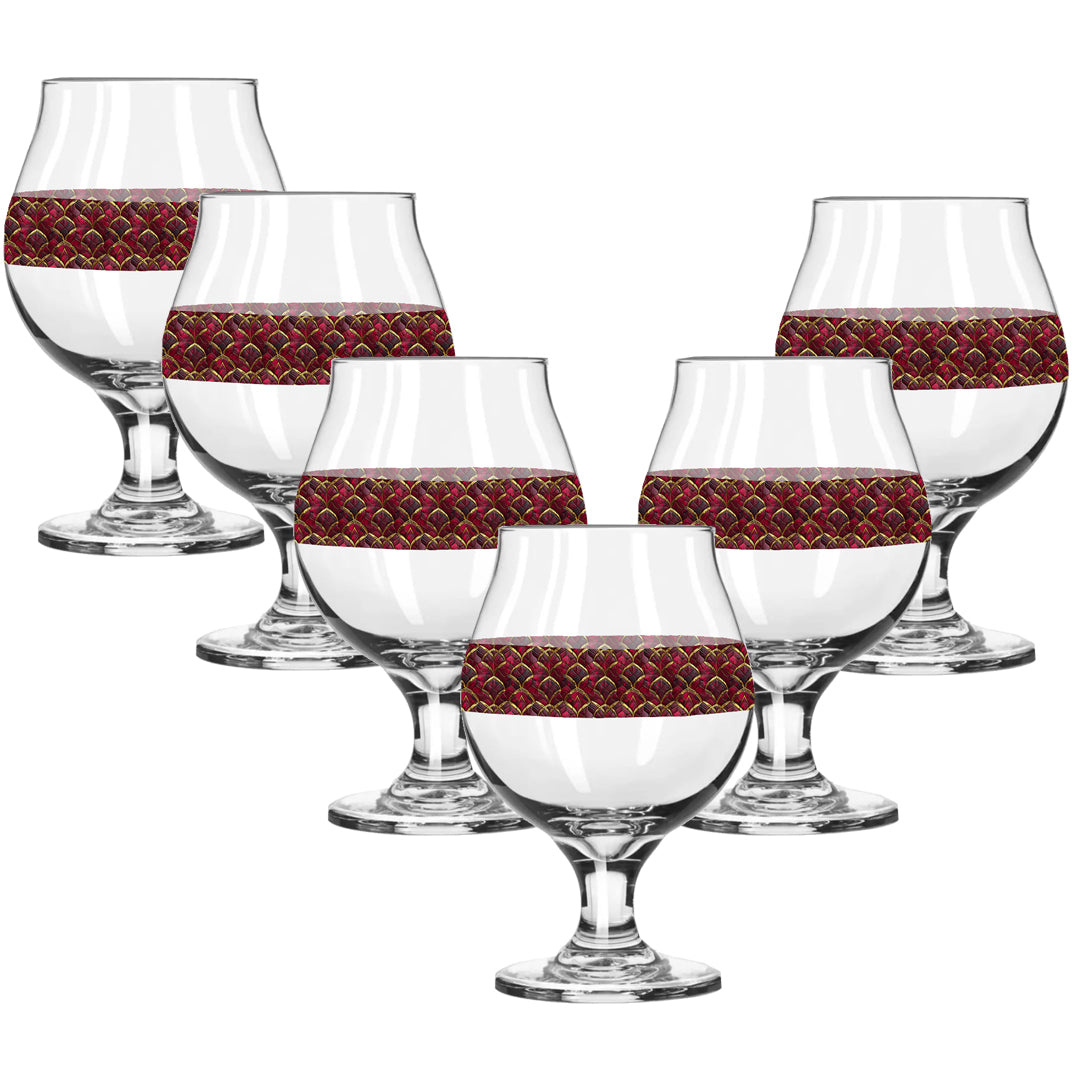 Crimson Jewels Belgian Beer Glass
