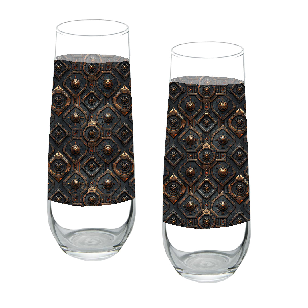 Foundry Coppers Stemless Champagne Flute | Signature Design