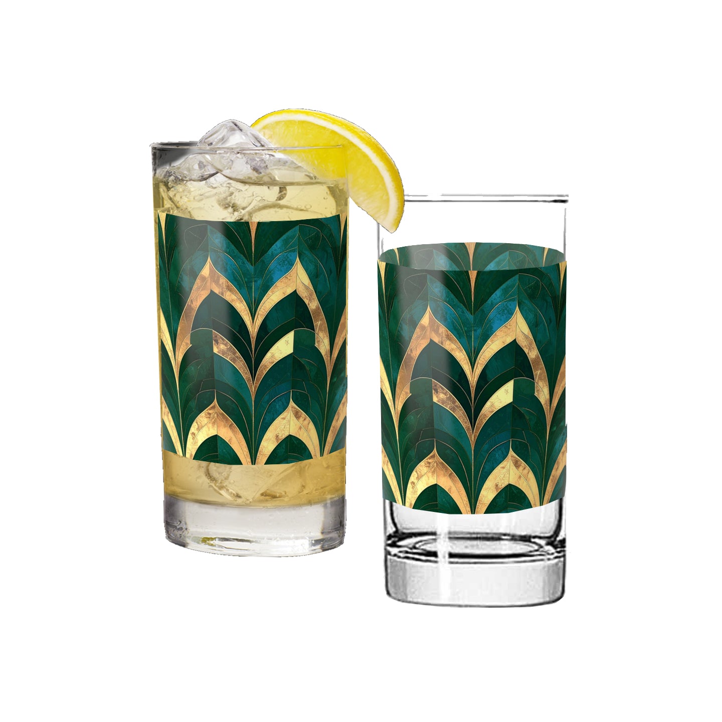 Emerald Royale Highball Glass | Signature Design