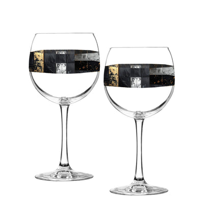 Fresco Fragments Balloon Wine Glass | Signature Design