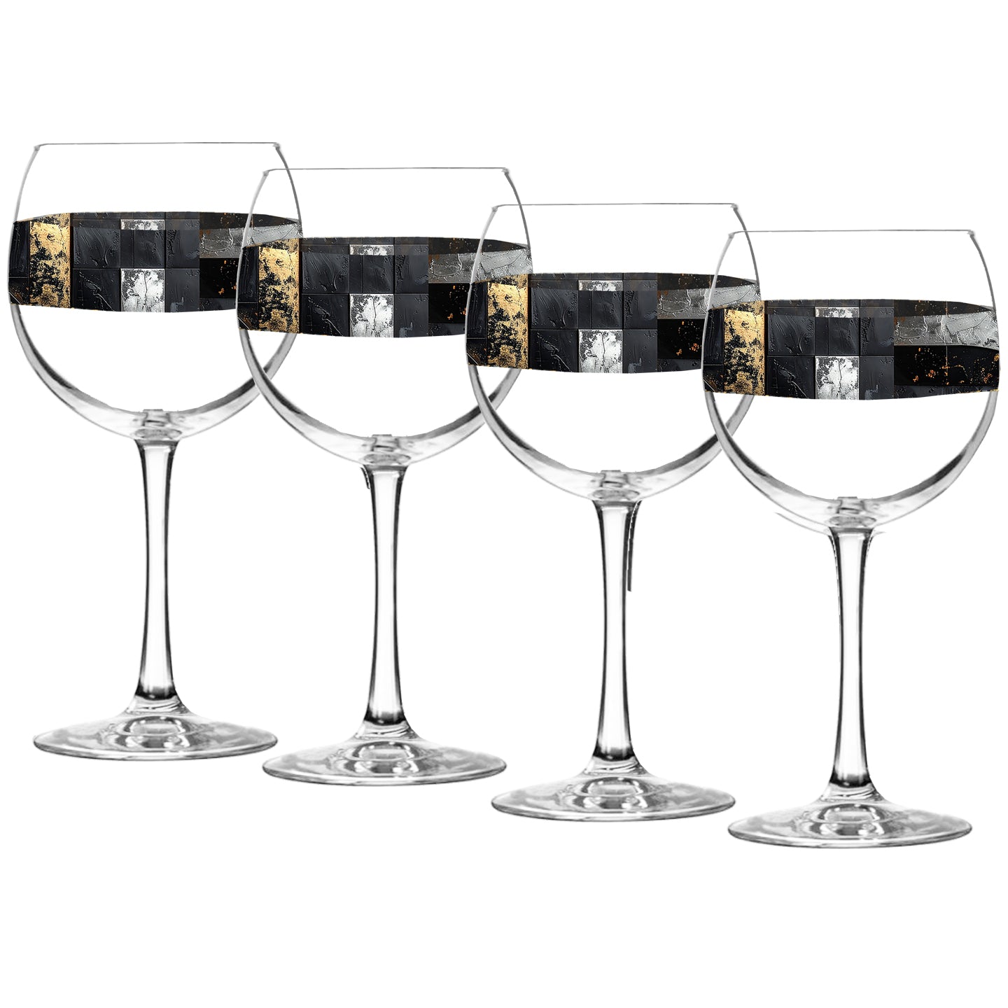Fresco Fragments Balloon Wine Glass | Signature Design