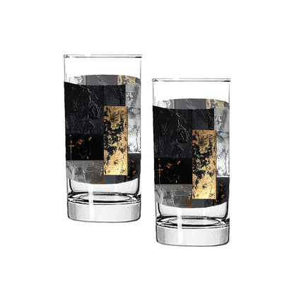 Fresco Fragments Highball Glass | Signature Design