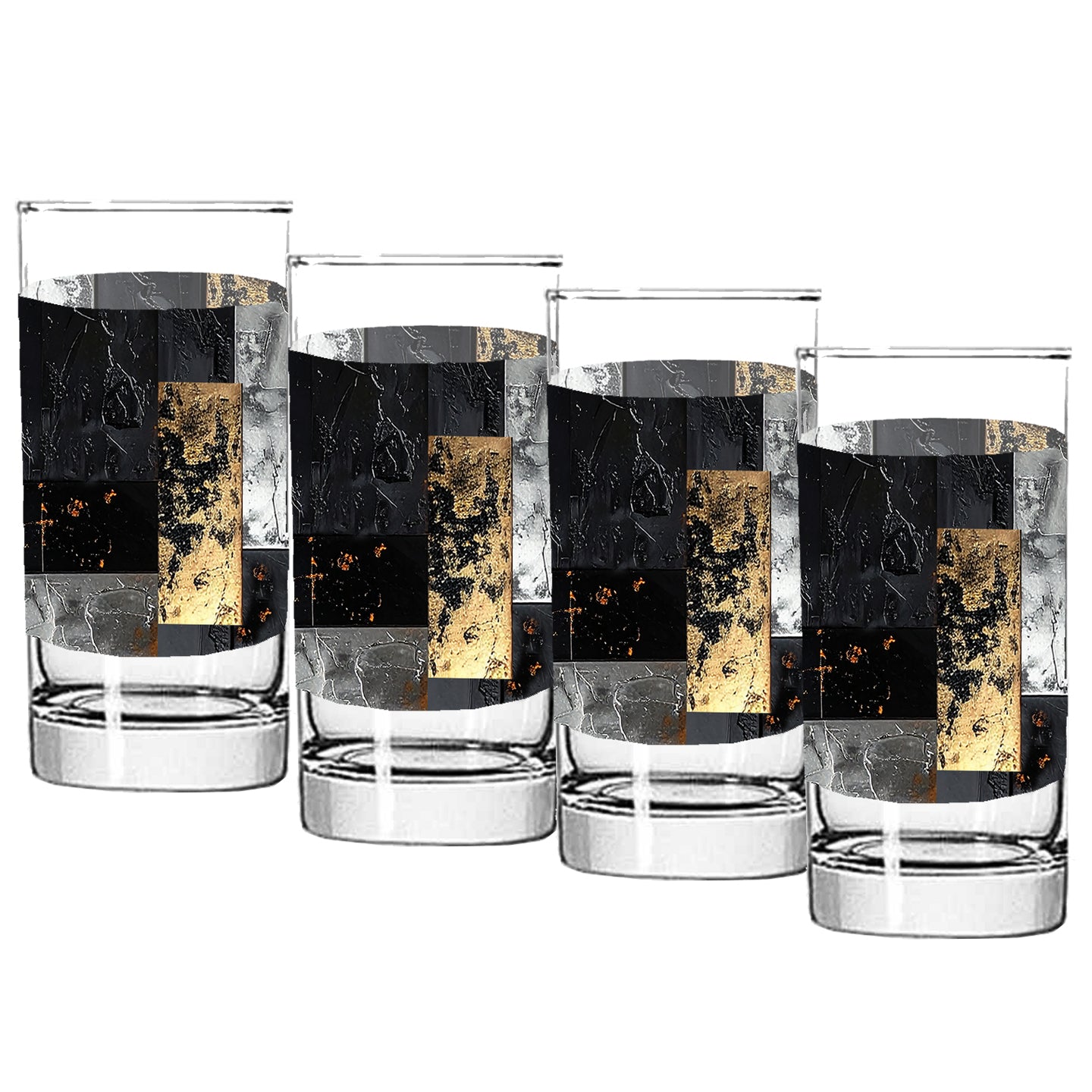 Fresco Fragments Highball Glass | Signature Design