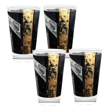 Fresco Fragments Pint Beer Glass | Signature Design