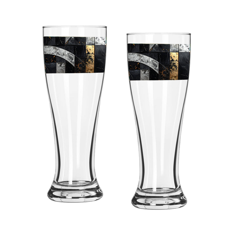 Fresco Fragments Pilsner Beer Glass
