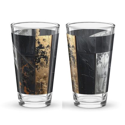 Fresco Fragments Pint Beer Glass