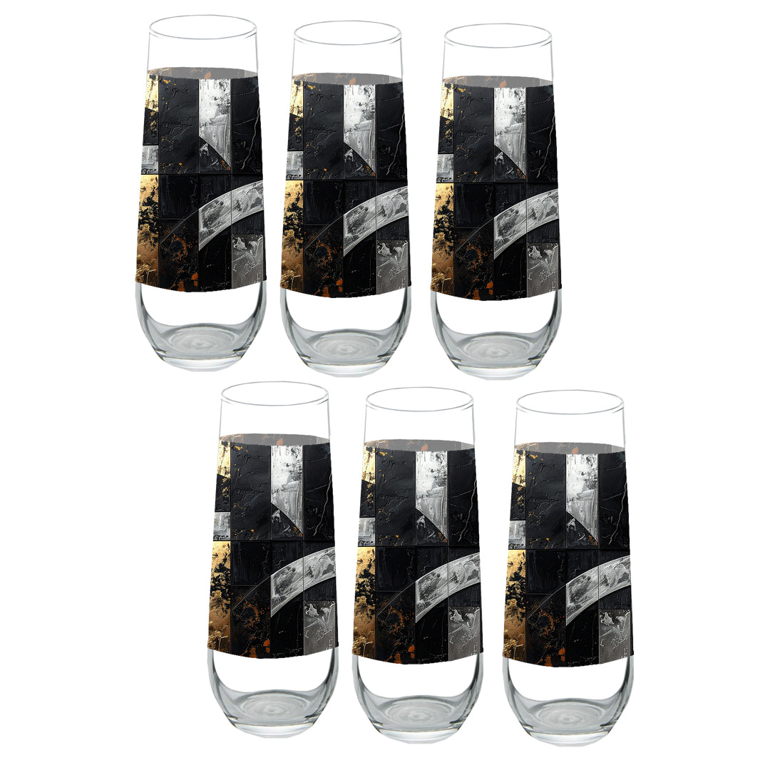 Fresco Fragments Stemless Champagne Glass | Signature Design