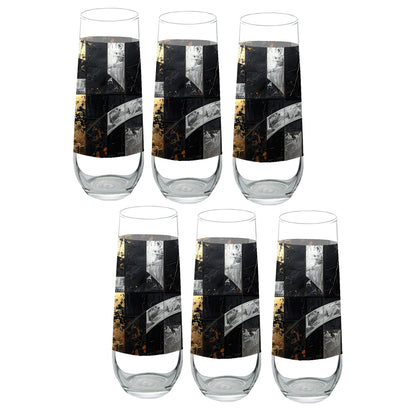 Fresco Fragments Stemless Champagne Glass | Signature Design