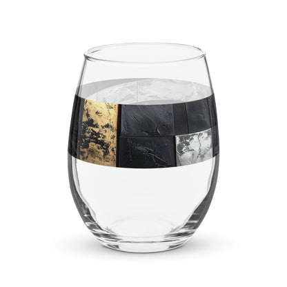 Fresco Fragments Stemless Wine Glass | Signature Design