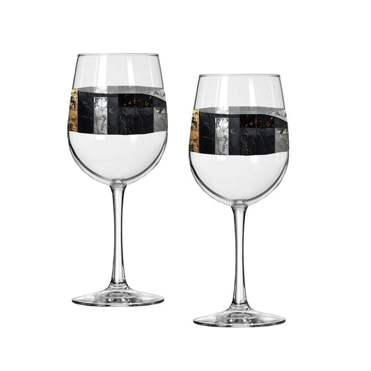 Fresco Fragments Tall Wine Glass