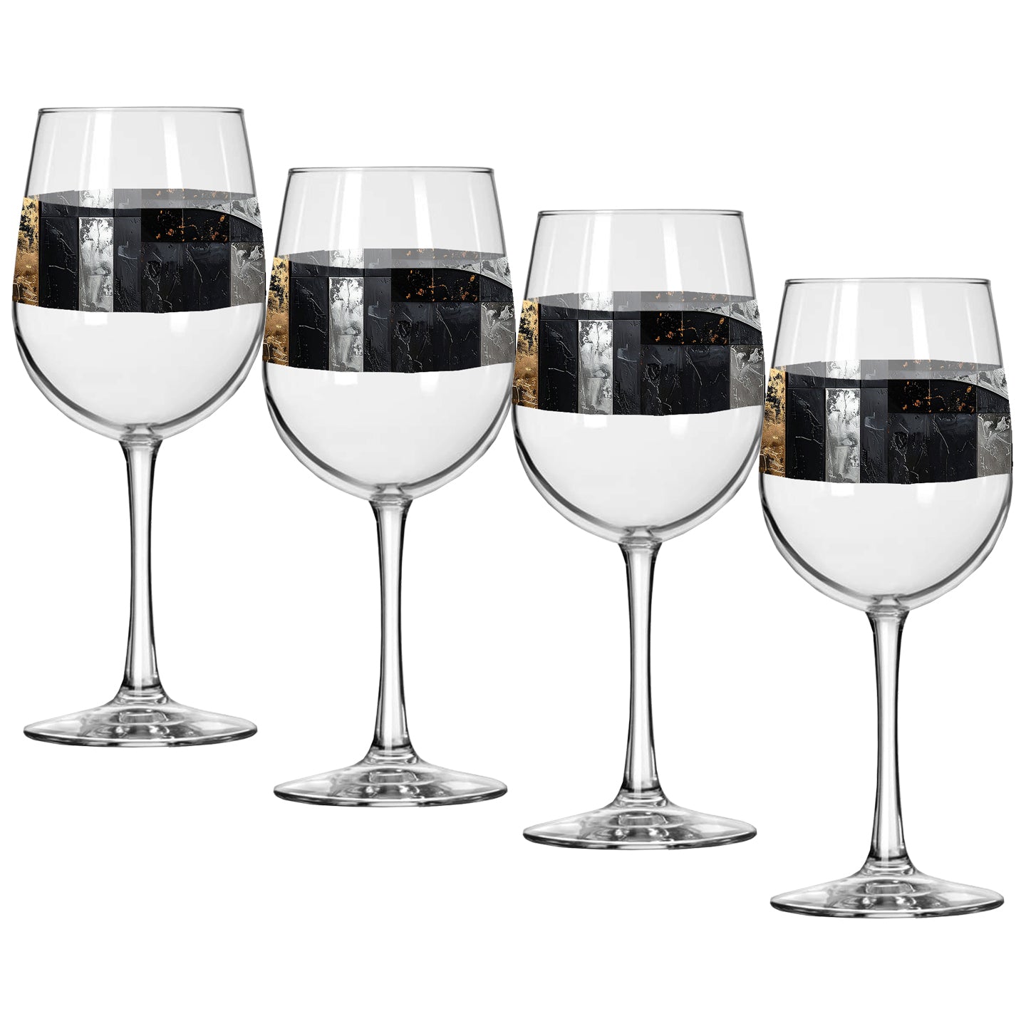 Fresco Fragments Tall Wine Glass | Signature Design