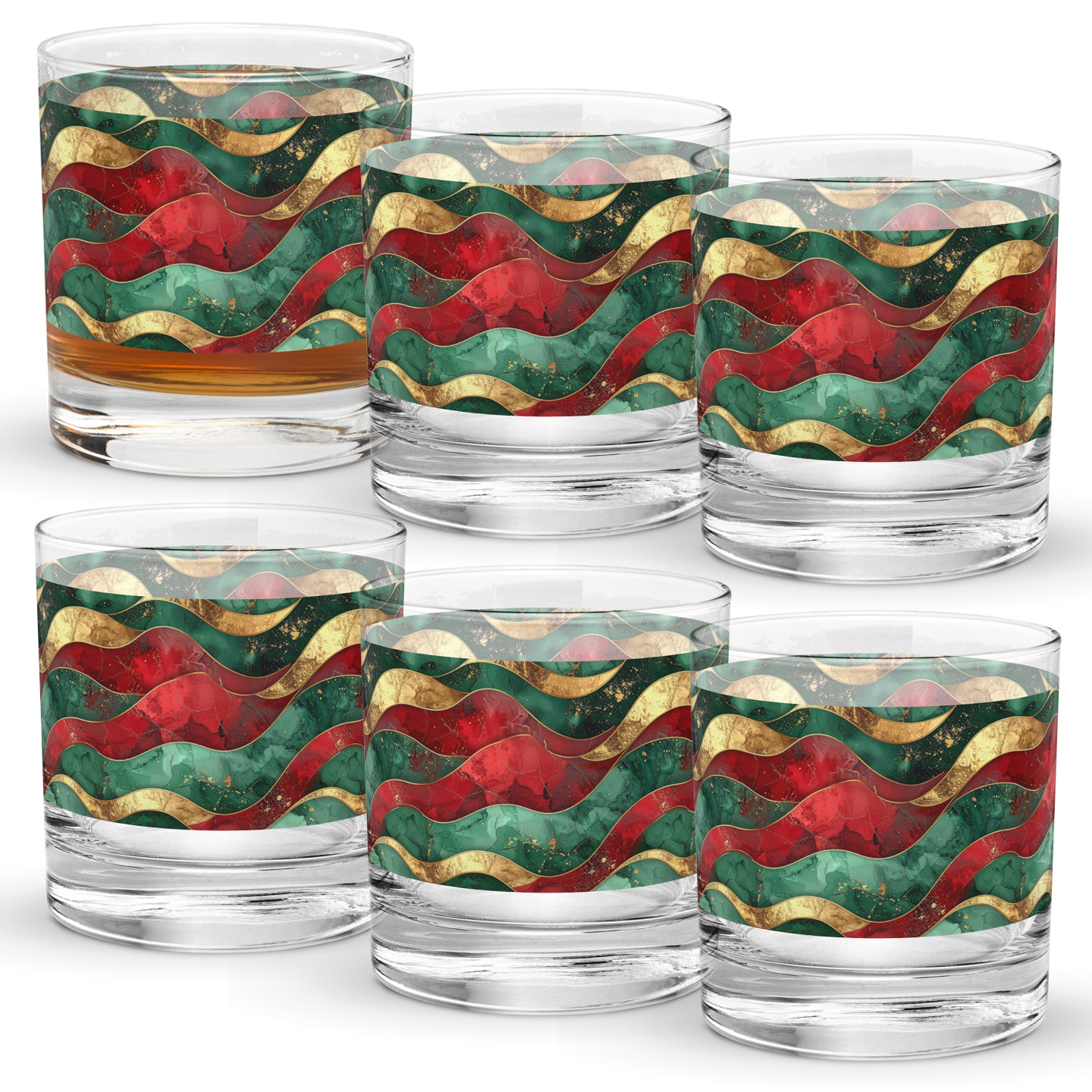 Royal Flux Rocks Glass | Signature Design