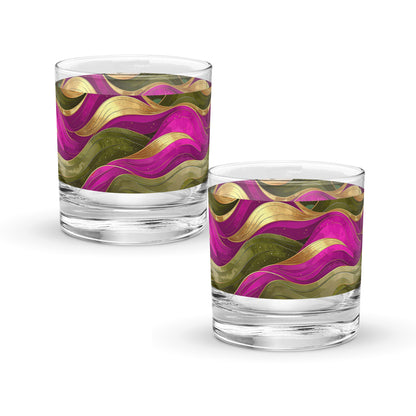 Aurelian Dusk Rocks Glass