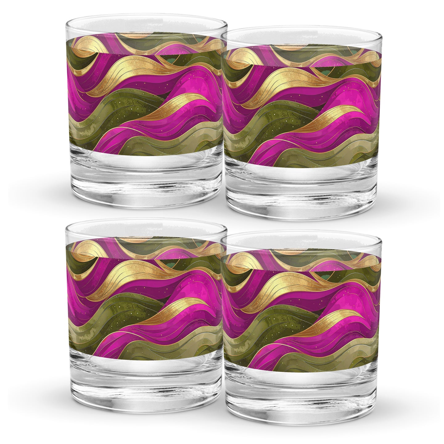 Aurelian Dusk Rocks Glass