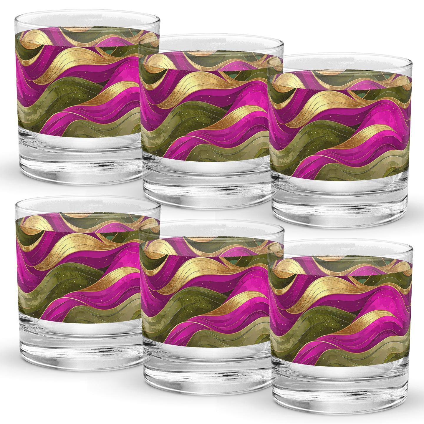 Aurelian Dusk Rocks Glass