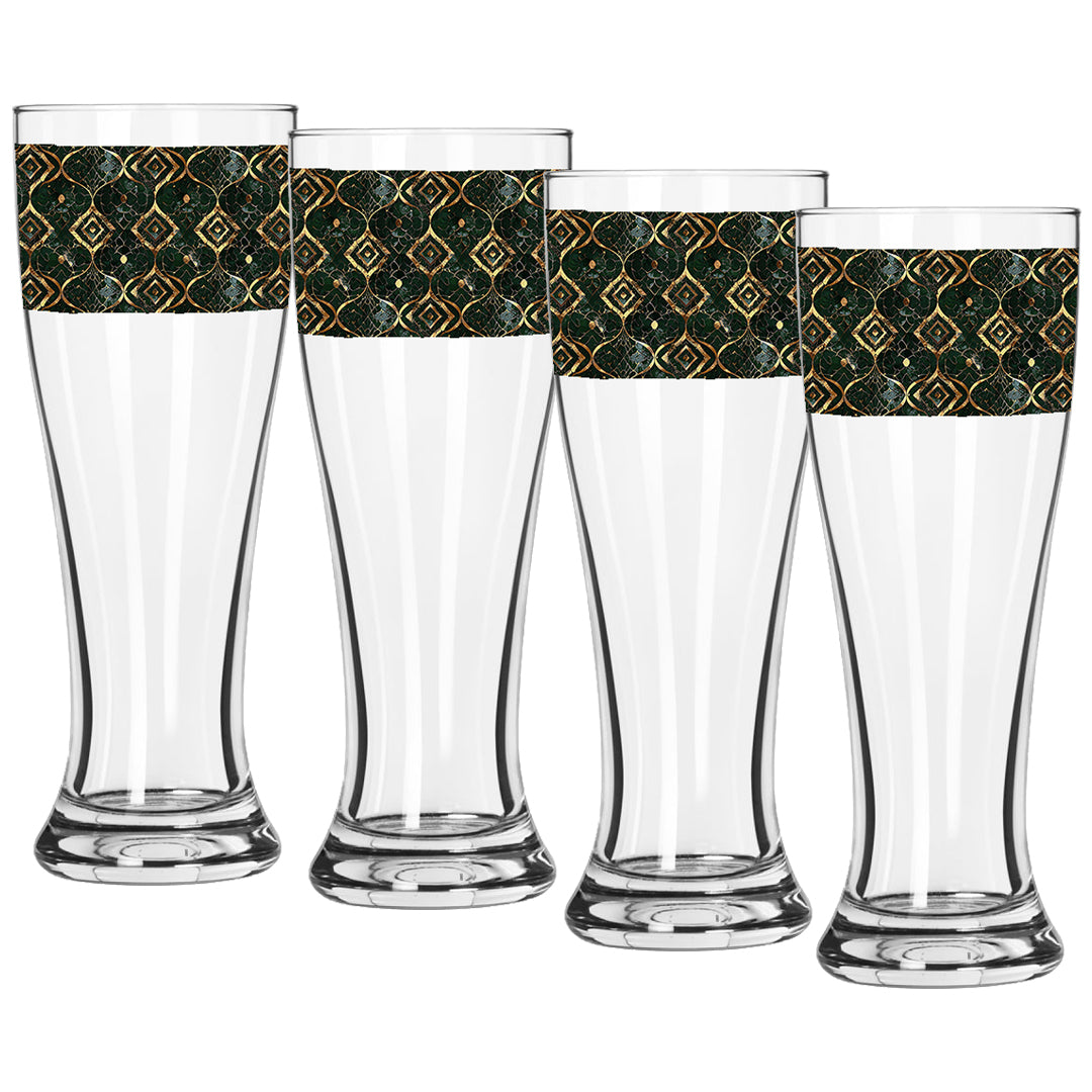 Gilded Decay Pilsner Beer Glass