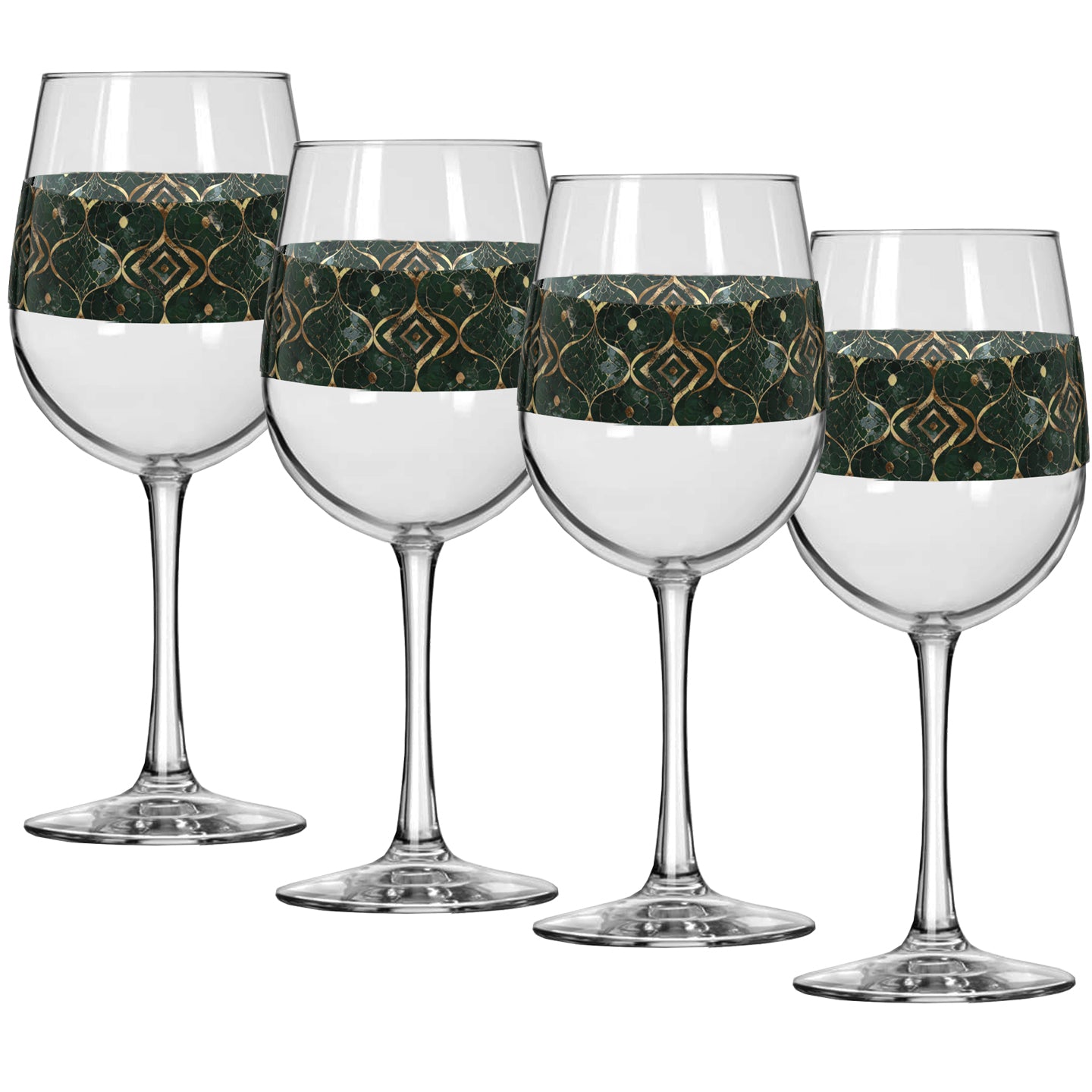 Malachite Enigma Tall Wine Glass