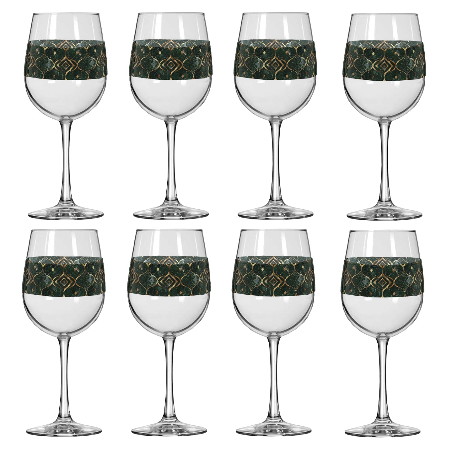 Malachite Enigma Tall Wine Glass