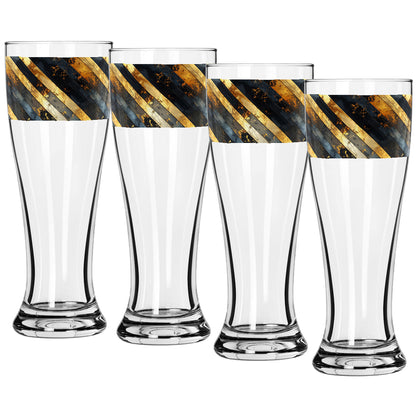 Obsidian Stripes Pilsner Beer Glass