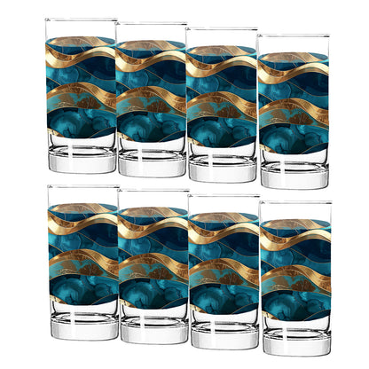 Opulent Teal Highball Glass | Signature Design