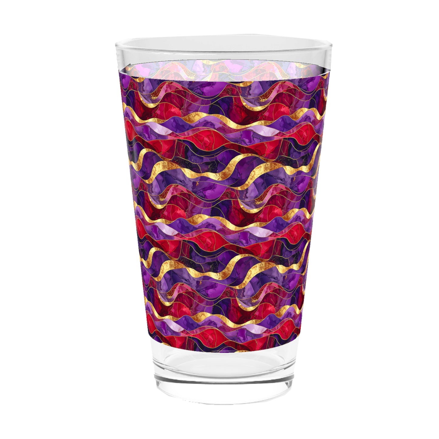Fluid Marble Pint Beer Glass | Signature Design