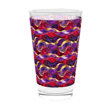 Fluid Marble Pint Beer Glass | Signature Design