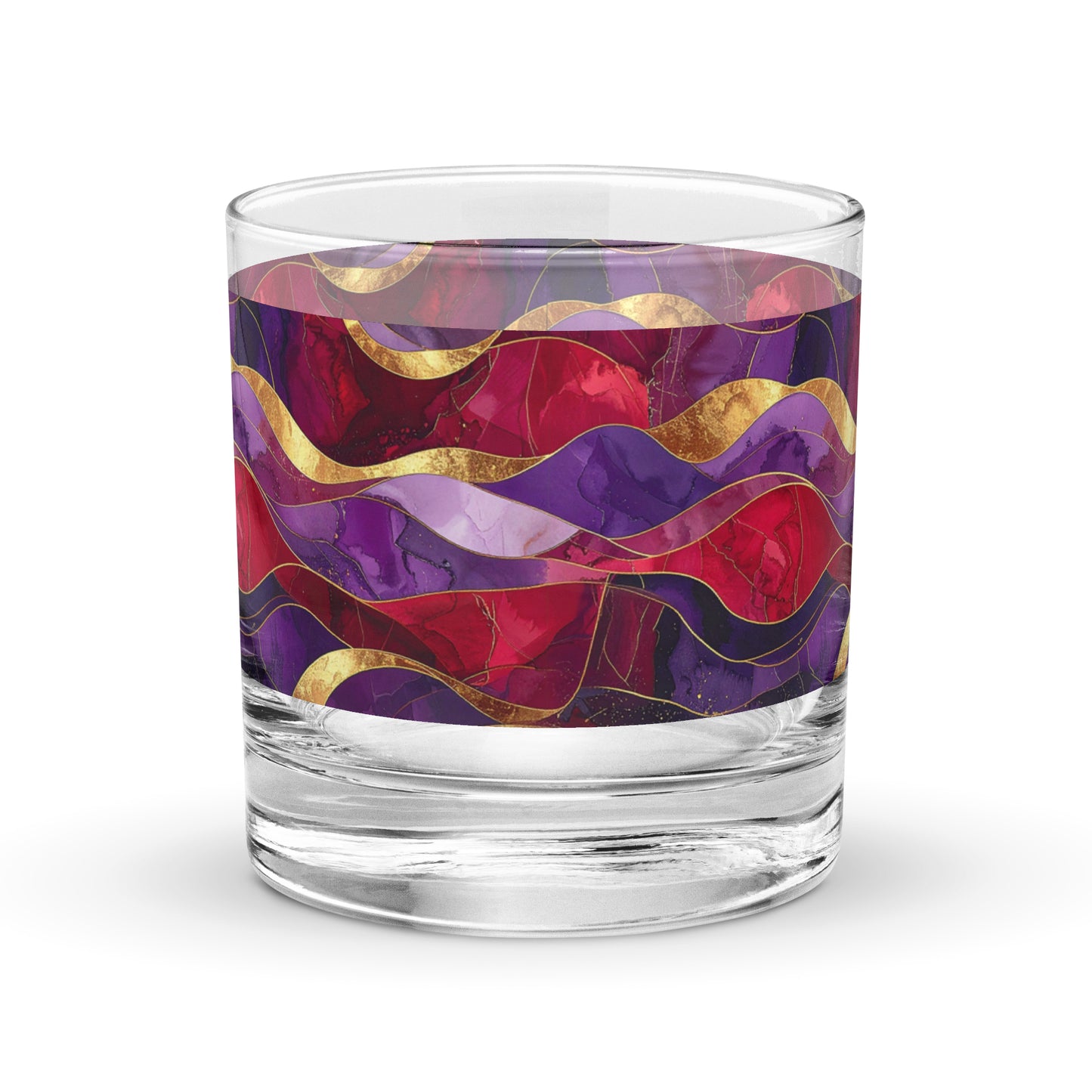 Fluid Marble Rocks Glass | Signature Design