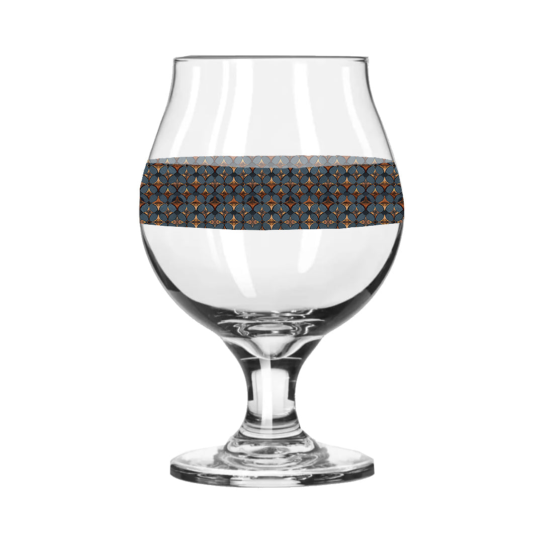 Burnished Slate Belgian Beer Glass | Signature Design