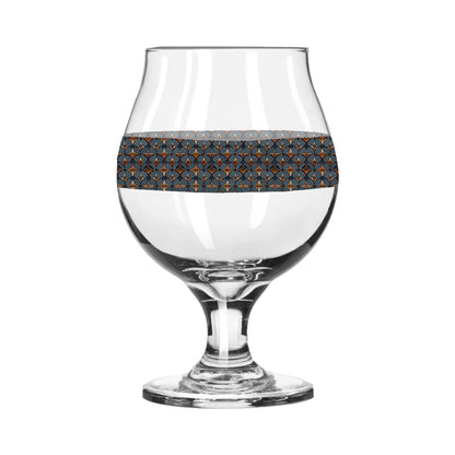 Burnished Slate Belgian Beer Glass | Signature Design