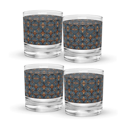 Burnished Slate Rocks Glass | Signature Design