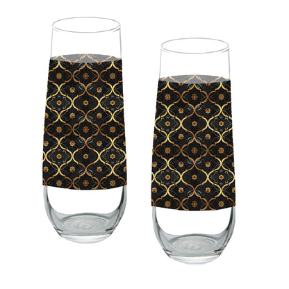 Midnight Marrakech Stemless Champagne Glass | Signature Design