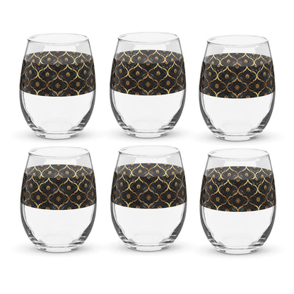 Midnight Marrakech Stemless Wine Glass | Signature Design