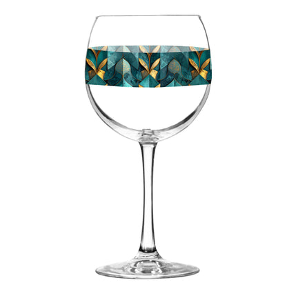 Gilded Patina Balloon Wine Glass | Signature Design